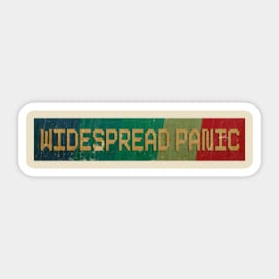 Widespread Panic - RETRO COLOR - VINTAGE Sticker